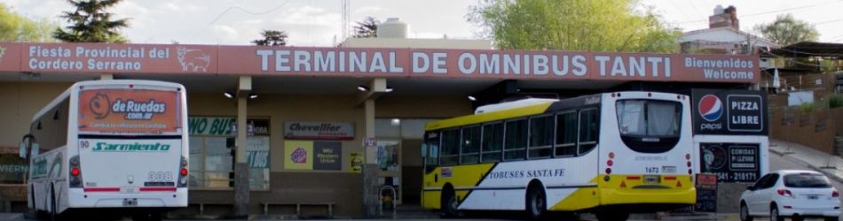 Terminal de ómnibus de Tanti - CityBus - FonoBus Tanti - Chevallier Tanti - Autobuses Santa Fe Tanti