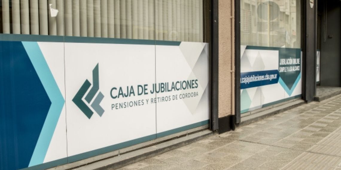 Fachada del nuevo edificio de la Caja de Jubilaciones, en Córdoba (Prensa Gobierno)